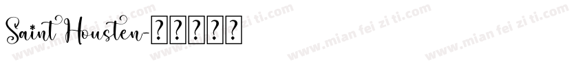 Saint Housten字体转换